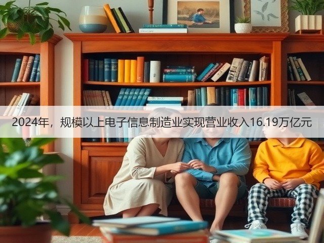 2024年,规模以上电子信息制造业实现营业收入16.19万亿元(图3) 2024年,规模以上电子信息制造业实现营业收入16.19万亿元(图3)