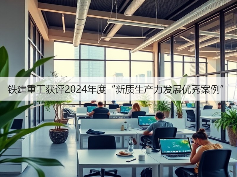 铁建重工获评2024年度“新质生产力发展优秀案例” 铁建重工获评2024年度“新质生产力发展优秀案例”