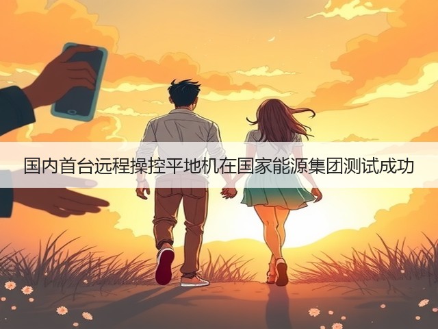 国内首台远程操控平地机在国家能源集团测试成功(图1) 国内首台远程操控平地机在国家能源集团测试成功(图1)