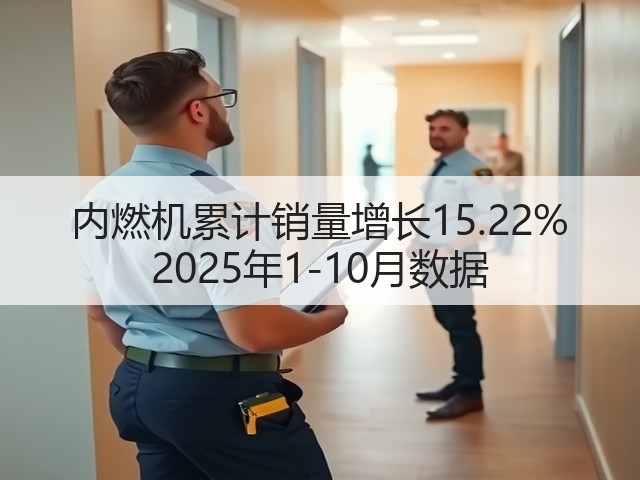 内燃机累计销量增长15.22% 2025年1-10月数据(图1)