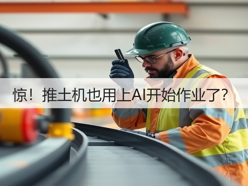 惊！推土机也用上AI开始作业了？