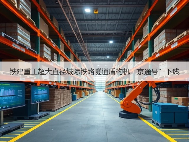 铁建重工超大直径城际铁路隧道盾构机“京通号”下线(图1) 铁建重工超大直径城际铁路隧道盾构机“京通号”下线(图1)