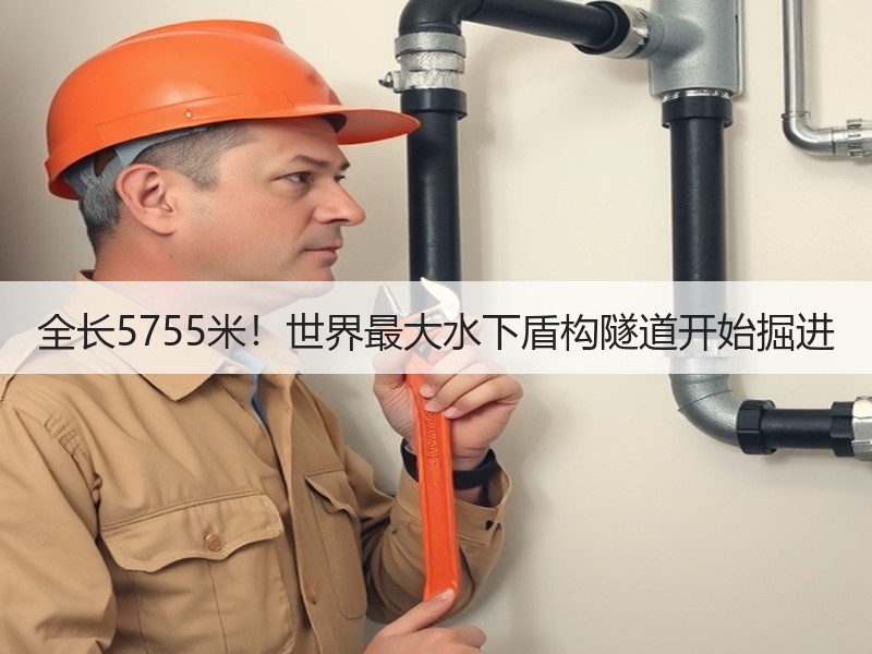 全长5755米！世界最大水下盾构隧道开始掘进