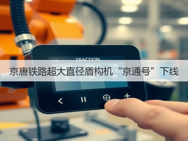 京唐铁路超大直径盾构机“京通号”下线(图2)