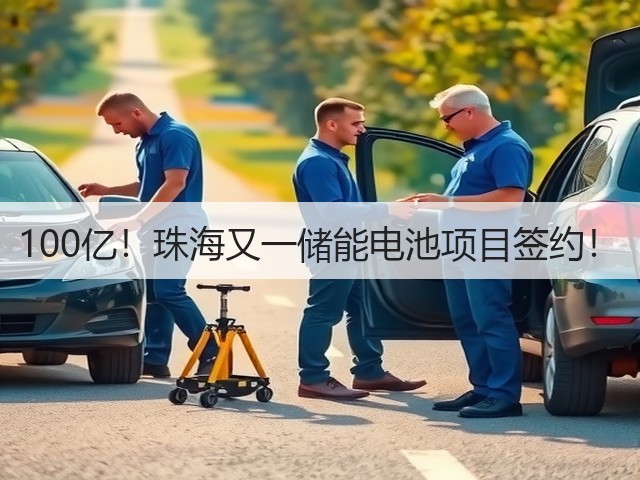 100亿!珠海又一储能电池项目签约!(图2) 100亿!珠海又一储能电池项目签约!(图2)