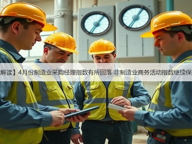【权威解读】4月份制造业采购经理指数有所回落 非制造业商务活动指数继续保持扩张(图1) 【权威解读】4月份制造业采购经理指数有所回落 非制造业商务活动指数继续保持扩张(图1)