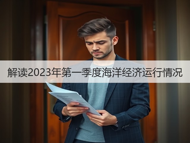 解读2023年第一季度海洋经济运行情况(图3)