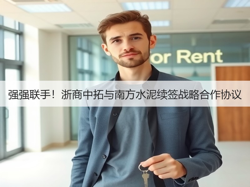 强强联手!浙商中拓与南方水泥续签战略合作协议 强强联手!浙商中拓与南方水泥续签战略合作协议