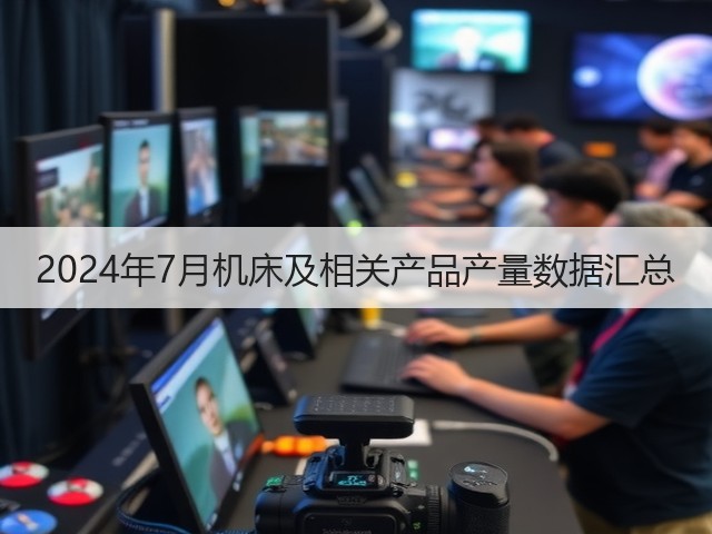 2024年7月机床及相关产品产量数据汇总(图3) 2024年7月机床及相关产品产量数据汇总(图3)