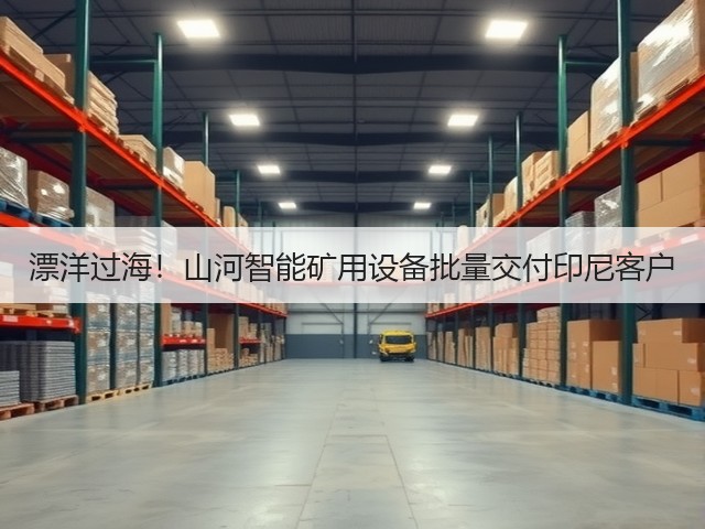 漂洋过海！山河智能矿用设备批量交付印尼客户(图3)