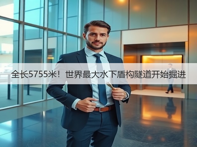 全长5755米!世界最大水下盾构隧道开始掘进(图3) 全长5755米!世界最大水下盾构隧道开始掘进(图3)