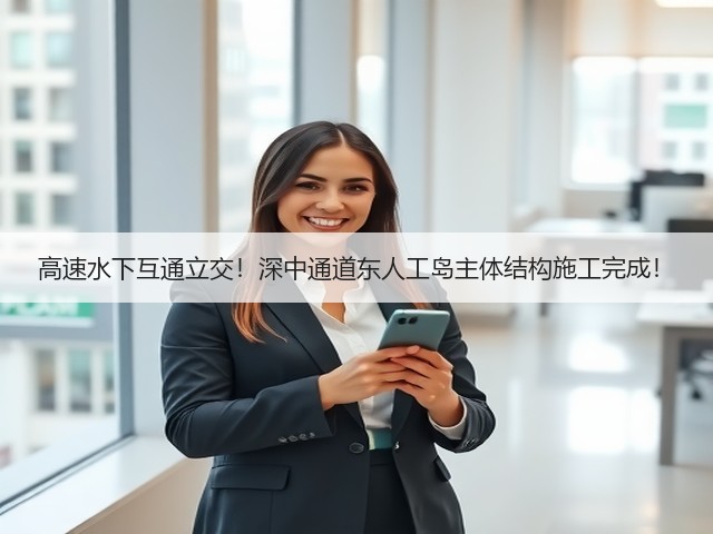 高速水下互通立交!深中通道东人工岛主体结构施工完成!(图1) 高速水下互通立交!深中通道东人工岛主体结构施工完成!(图1)