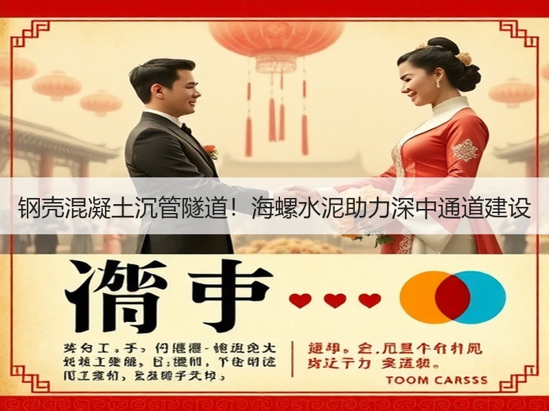 钢壳混凝土沉管隧道!海螺水泥助力深中通道建设 钢壳混凝土沉管隧道!海螺水泥助力深中通道建设