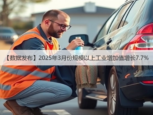 【数据发布】2025年3月份规模以上工业增加值增长7.7%(图1) 【数据发布】2025年3月份规模以上工业增加值增长7.7%(图1)