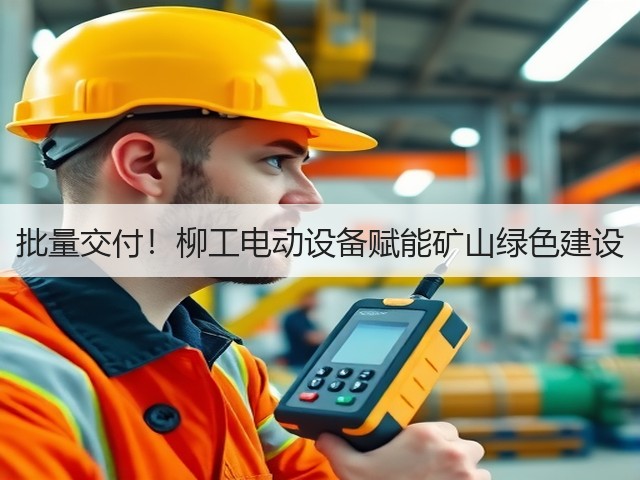 批量交付！柳工电动设备赋能矿山绿色建设(图1)