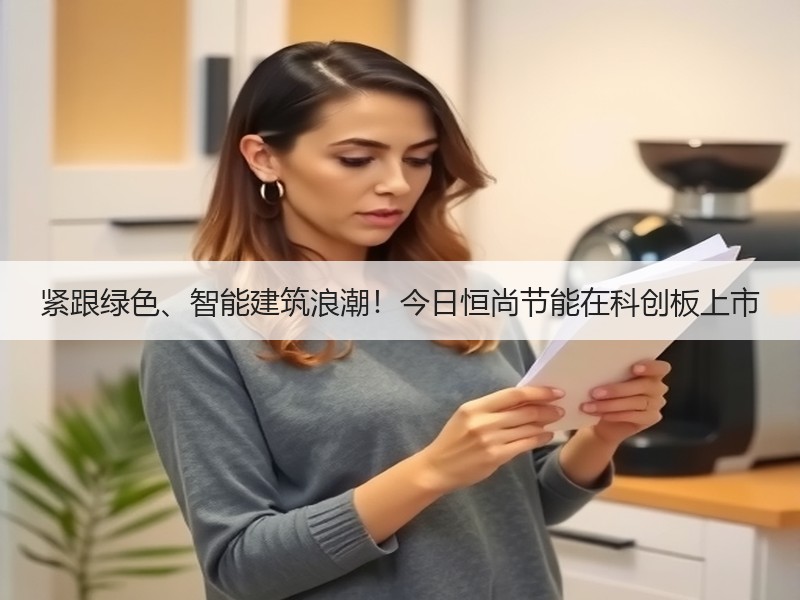 紧跟绿色、智能建筑浪潮!今日恒尚节能在科创板上市 紧跟绿色、智能建筑浪潮!今日恒尚节能在科创板上市