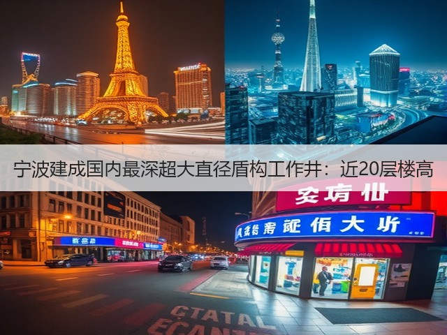 宁波建成国内最深超大直径盾构工作井:近20层楼高(图2) 宁波建成国内最深超大直径盾构工作井:近20层楼高(图2)