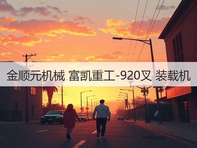 金顺元机械 富凯重工-920叉 装载机(图3) 金顺元机械 富凯重工-920叉 装载机(图3)
