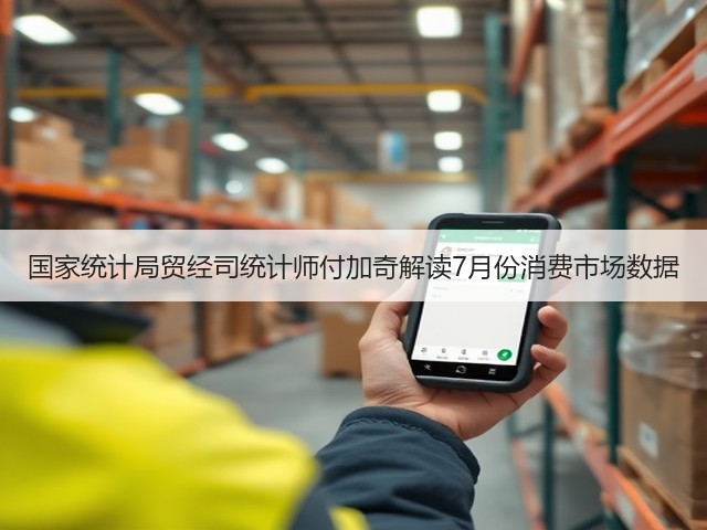 国家统计局贸经司统计师付加奇解读7月份消费市场数据(图1) 国家统计局贸经司统计师付加奇解读7月份消费市场数据(图1)