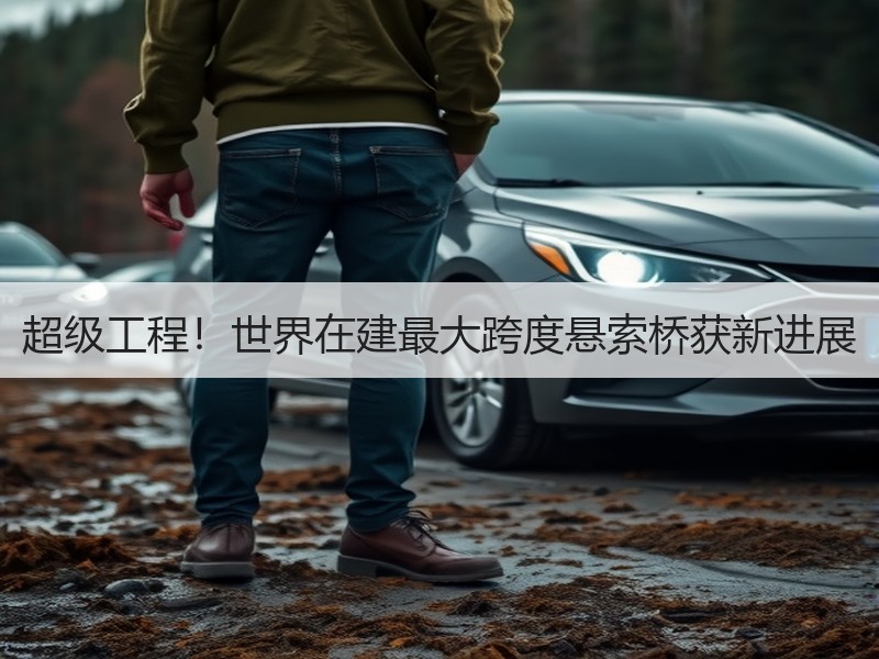 超级工程!世界在建最大跨度悬索桥获新进展 超级工程!世界在建最大跨度悬索桥获新进展