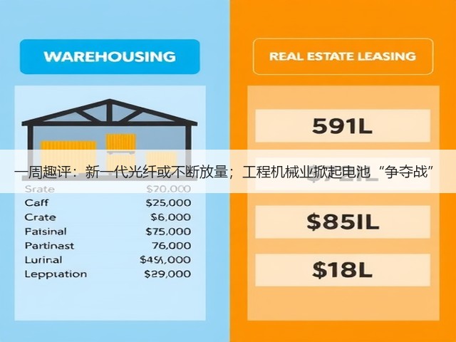 一周趣评:新一代光纤或不断放量;工程机械业掀起电池“争夺战”(图3) 一周趣评:新一代光纤或不断放量;工程机械业掀起电池“争夺战”(图3)
