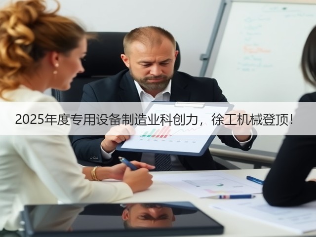 2025年度专用设备制造业科创力，徐工机械登顶！(图2)