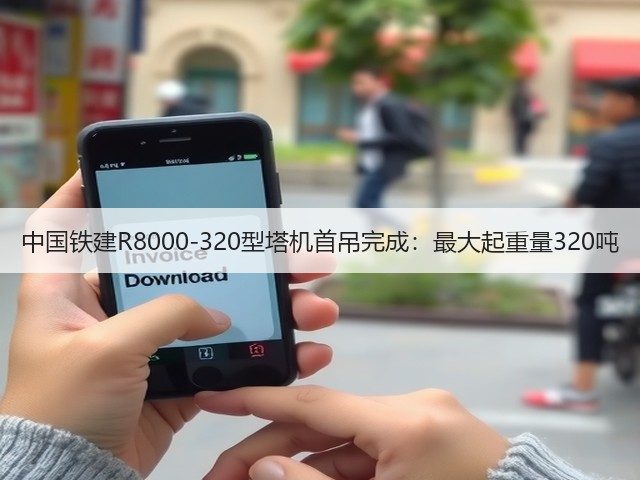 中国铁建R8000-320型塔机首吊完成:最大起重量320吨(图3) 中国铁建R8000-320型塔机首吊完成:最大起重量320吨(图3)