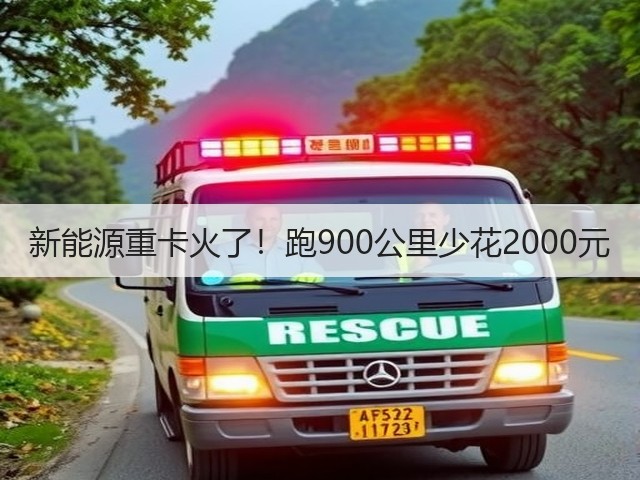 新能源重卡火了！跑900公里少花2000元(图3)