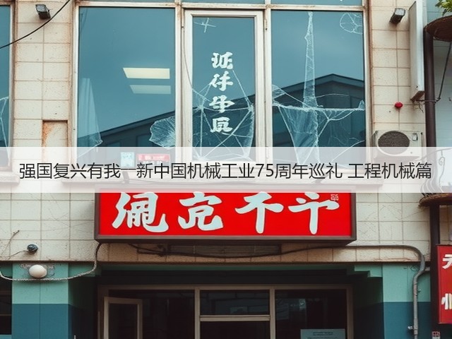 强国复兴有我――新中国机械工业75周年巡礼 工程机械篇(图1) 强国复兴有我――新中国机械工业75周年巡礼 工程机械篇(图1)