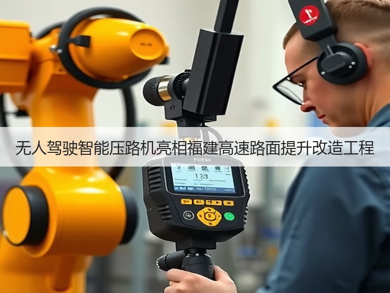 无人驾驶智能压路机亮相福建高速路面提升改造工程 无人驾驶智能压路机亮相福建高速路面提升改造工程