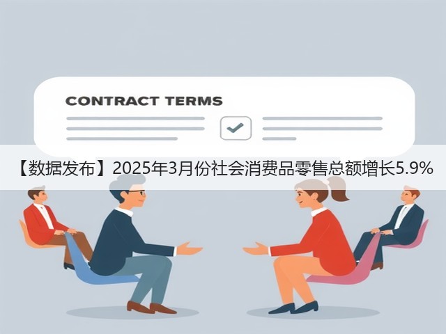 【数据发布】2025年3月份社会消费品零售总额增长5.9%(图1) 【数据发布】2025年3月份社会消费品零售总额增长5.9%(图1)