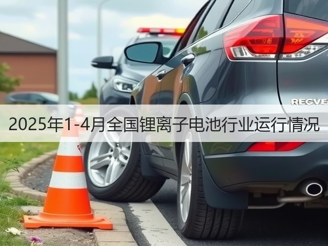 2025年1-4月全国锂离子电池行业运行情况(图3) 2025年1-4月全国锂离子电池行业运行情况(图3)