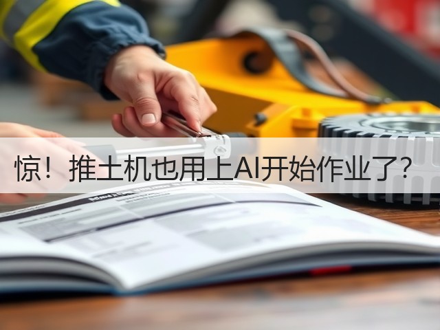 惊!推土机也用上AI开始作业了?(图3) 惊!推土机也用上AI开始作业了?(图3)
