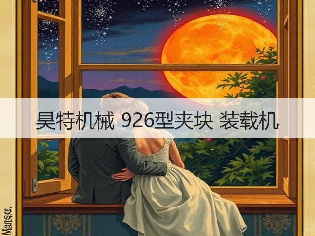 昊特机械 926型夹块 装载机(图1) 昊特机械 926型夹块 装载机(图1)