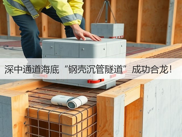 深中通道海底“钢壳沉管隧道”成功合龙!(图2) 深中通道海底“钢壳沉管隧道”成功合龙!(图2)