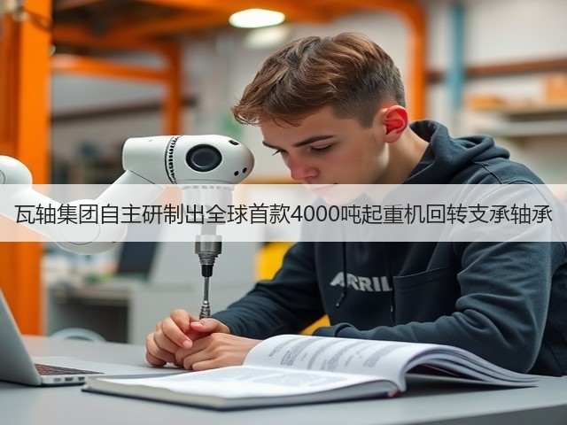 瓦轴集团自主研制出全球首款4000吨起重机回转支承轴承(图1) 瓦轴集团自主研制出全球首款4000吨起重机回转支承轴承(图1)