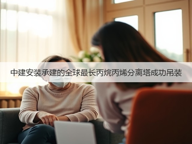 中建安装承建的全球最长丙烷丙烯分离塔成功吊装(图3)