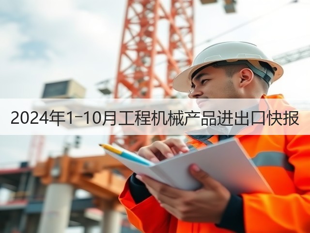 2024年1―10月工程机械产品进出口快报(图1) 2024年1―10月工程机械产品进出口快报(图1)