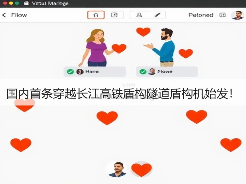 国内首条穿越长江高铁盾构隧道盾构机始发！