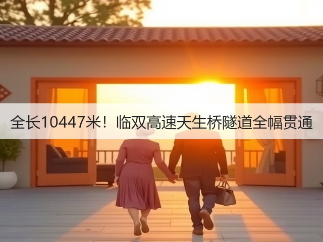 全长10447米!临双高速天生桥隧道全幅贯通(图2) 全长10447米!临双高速天生桥隧道全幅贯通(图2)