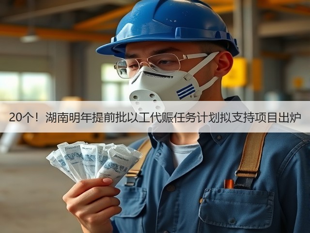 20个！湖南明年提前批以工代赈任务计划拟支持项目出炉(图3)