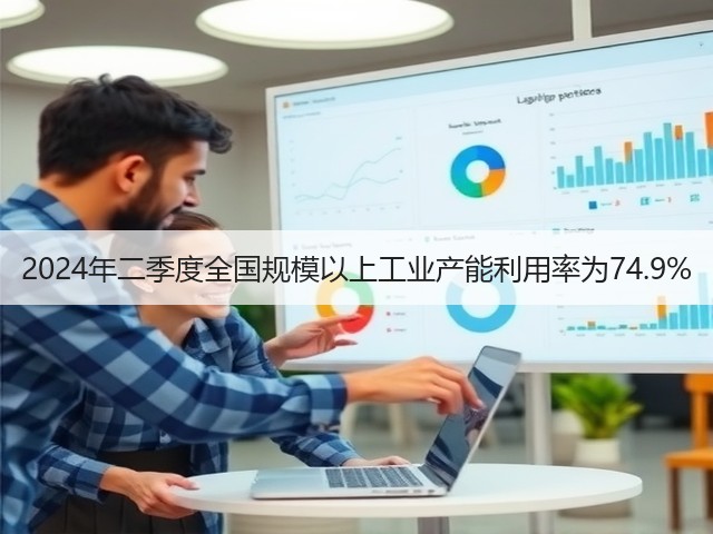 2024年二季度全国规模以上工业产能利用率为74.9%(图1) 2024年二季度全国规模以上工业产能利用率为74.9%(图1)
