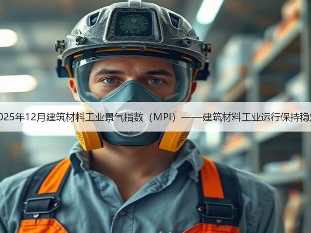 2025年12月建筑材料工业景气指数（MPI）——建筑材料工业运行保持稳定(图2)