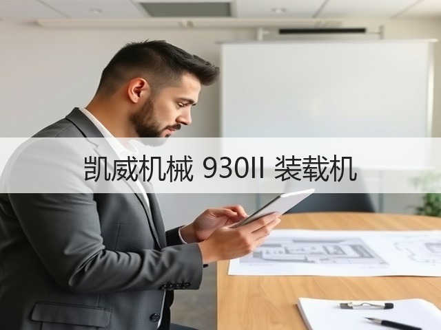 凯威机械 930II 装载机(图2) 凯威机械 930II 装载机(图2)