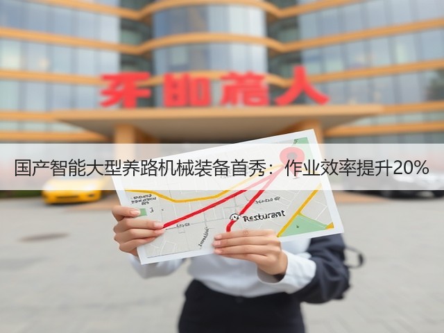 国产智能大型养路机械装备首秀：作业效率提升20%(图2)