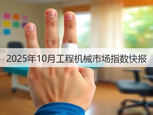 2025年10月工程机械市场指数快报(图1) 2025年10月工程机械市场指数快报(图1)
