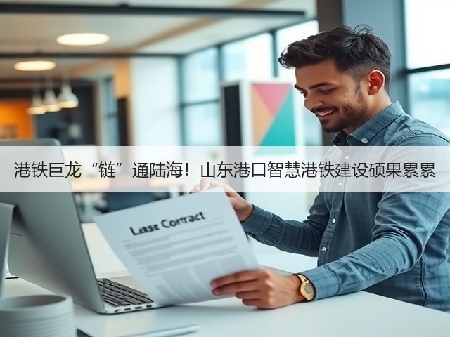港铁巨龙“链”通陆海！山东港口智慧港铁建设硕果累累(图3)