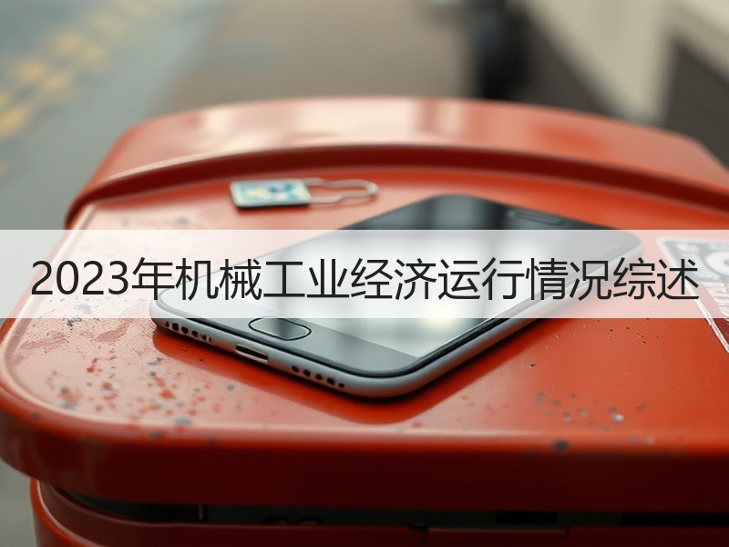 2023年机械工业经济运行情况综述 2023年机械工业经济运行情况综述