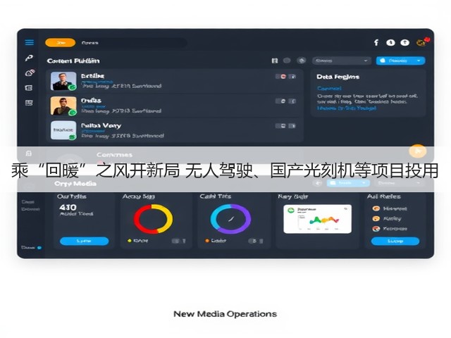 乘“回暖”之风开新局 无人驾驶、国产光刻机等项目投用(图1) 乘“回暖”之风开新局 无人驾驶、国产光刻机等项目投用(图1)