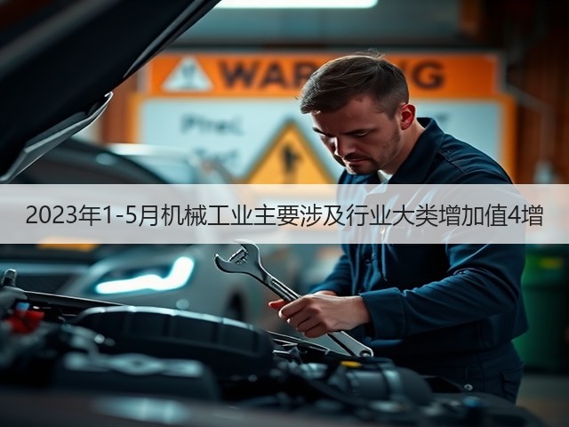 2023年1-5月机械工业主要涉及行业大类增加值4增(图3) 2023年1-5月机械工业主要涉及行业大类增加值4增(图3)
